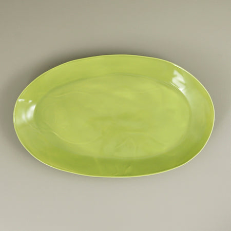 Davistudio Large Oval Platter / Lime