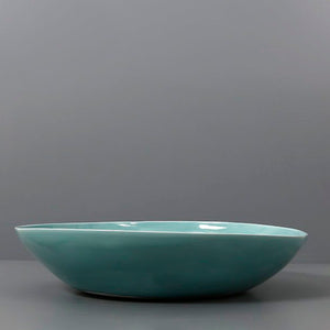 Davistudio Low Serving Bowl / Turquoise