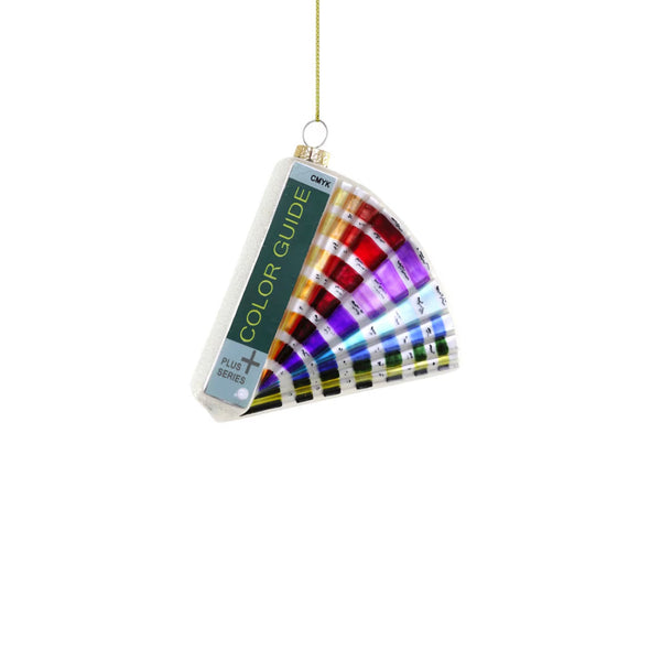 Designer's Color Guide Glass Ornament