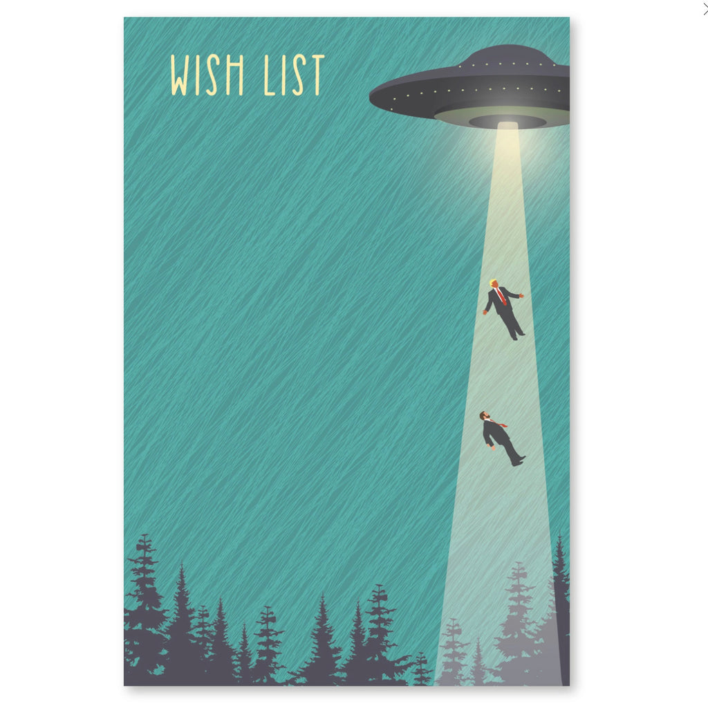 Desk Notepad / UFO Wishlist
