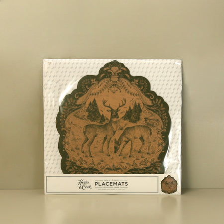 Paper Placemat Pack / Die-Cut Moss Fable Fauna