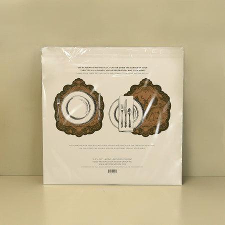 Paper Placemat Pack / Die-Cut Moss Fable Fauna