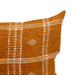 Diya Indian Wool Lumbar Pillow / Orange