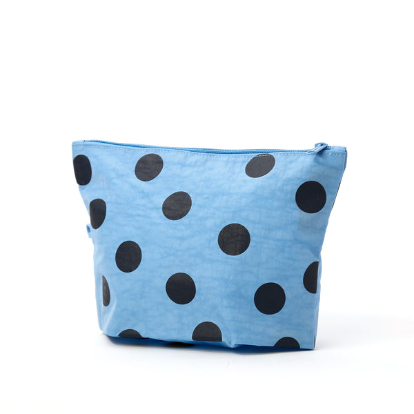 Baggu Medium Go Pouch / Blue Polka Dots