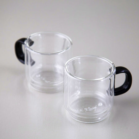 Double Wall Glass Espresso Glasses / Set of 2