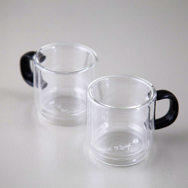 Double Wall Glass Espresso Glasses / Set of 2