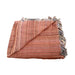 Turkish Cotton King Throw / Dusty Rose