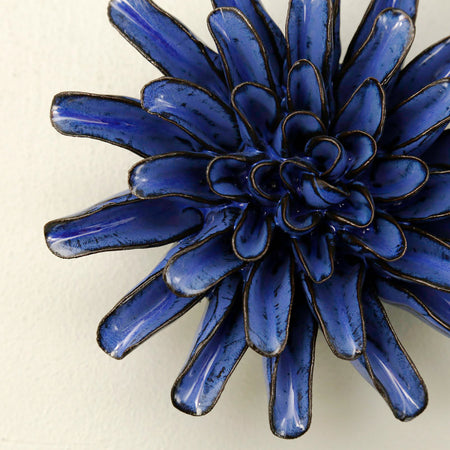 Ceramic Flower / Electric Blue Cornflower