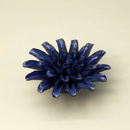 Ceramic Flower / Electric Blue Cornflower