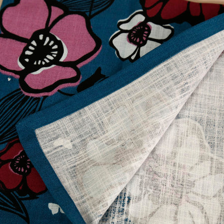 Elizabeth Grubaugh 4pc Napkin Set / Fullbloom Blue