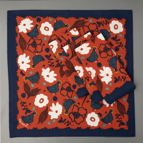 Elizabeth Grubaugh 4pc Napkin Set / Peck