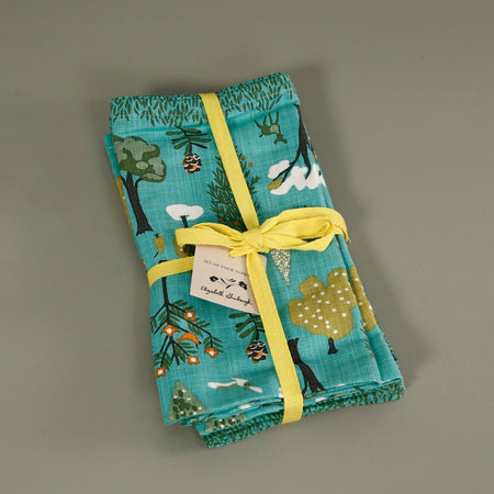 Elizabeth Grubaugh 4pc Napkin Set / Trees