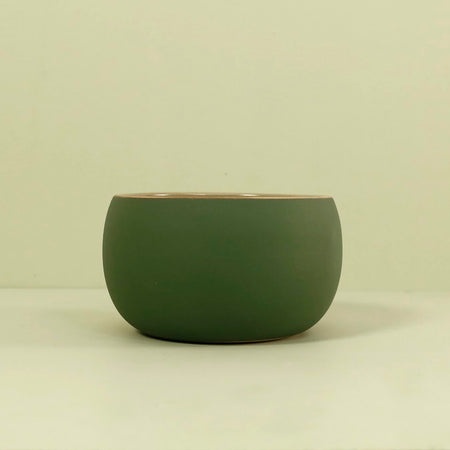 Epa Soup Bowl / Matte & Shiny Green