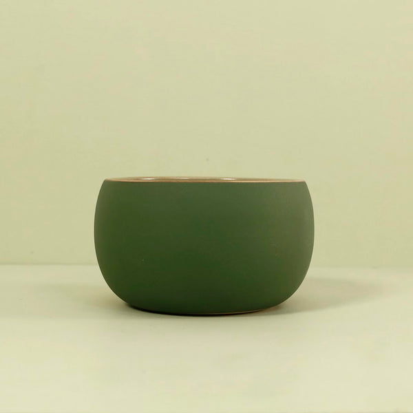 Epa Soup Bowl / Matte & Shiny Green