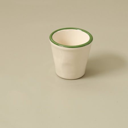 Espresso Shot Cup / Green Rim