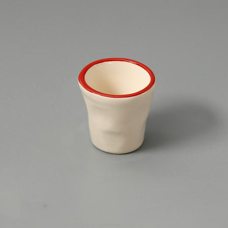 Espresso Shot Cup / Red Rim