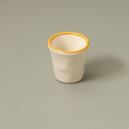 Espresso Shot Cup / Yellow Rim