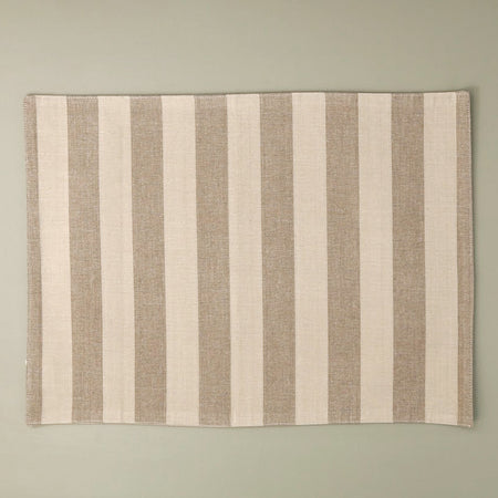 Essential Striped Placemat / Greys