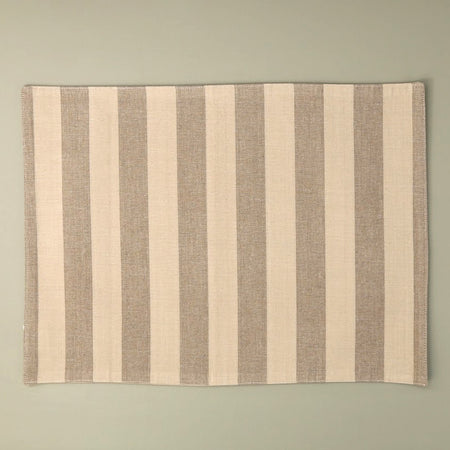 Essential Striped Placemat / Greys