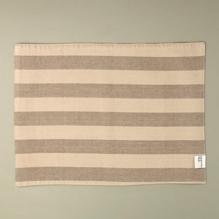 Essential Striped Placemat / Greys
