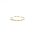 10K Eternity Diamond Hammered Textured Gold Ring