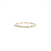 10K Eternity Diamond Hammered Textured Gold Ring