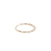 10K Eternity Diamond Hammered Textured Gold Ring