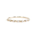 10K Eternity Diamond Hammered Textured Gold Ring