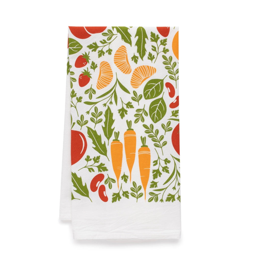 Hazelmade Kitchen Towel / Farmers Market / Orange