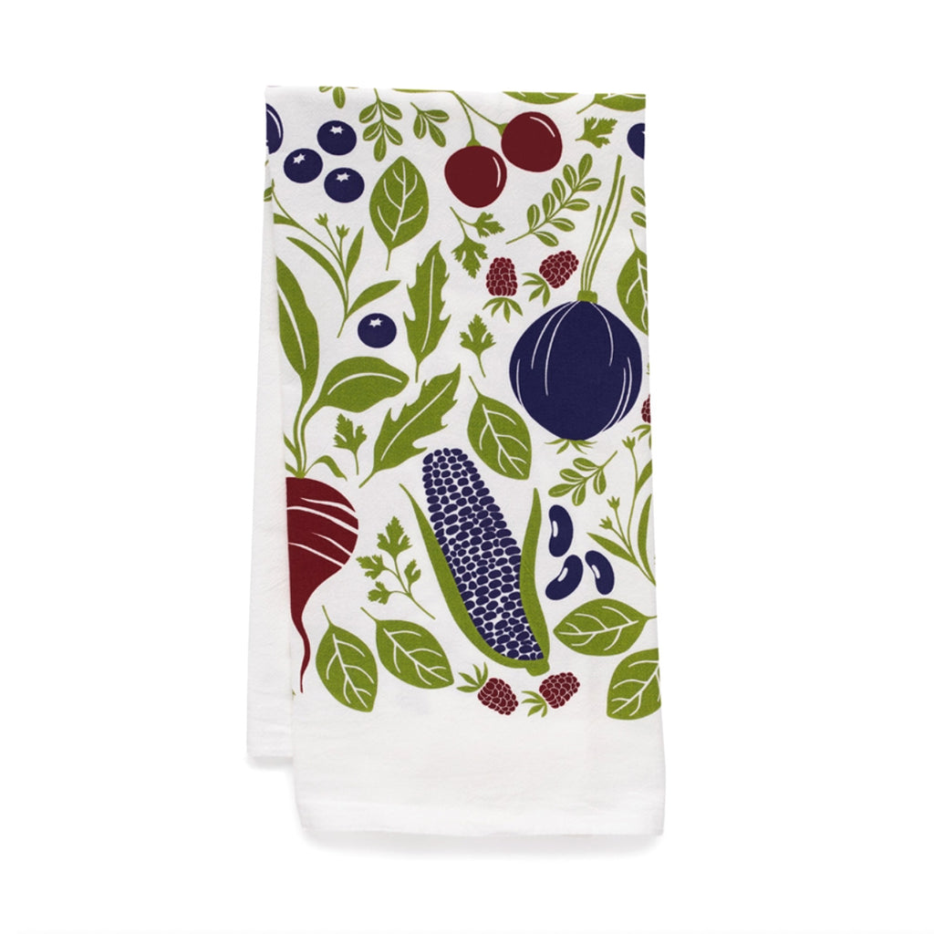 Hazelmade Kitchen Towel / Farmers Market / Purple