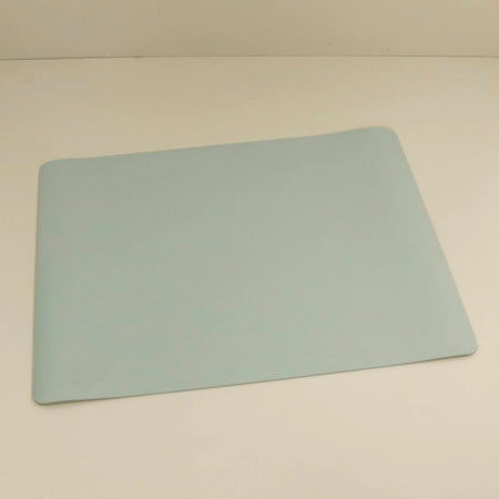 Faux Leather Rectangle Placemats / Mint