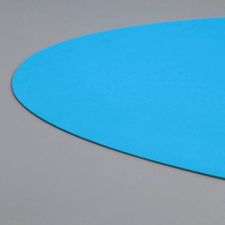 Faux Leather Stone Placemats /  Turquoise