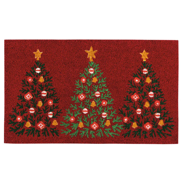 Coconut Fiber Doormat / Festive Fir