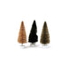 Fiber Bottle Brush Trees Set / Grey