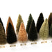 Fiber Bottle Brush Trees Set / Grey