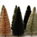 Fiber Bottle Brush Trees Set / Grey