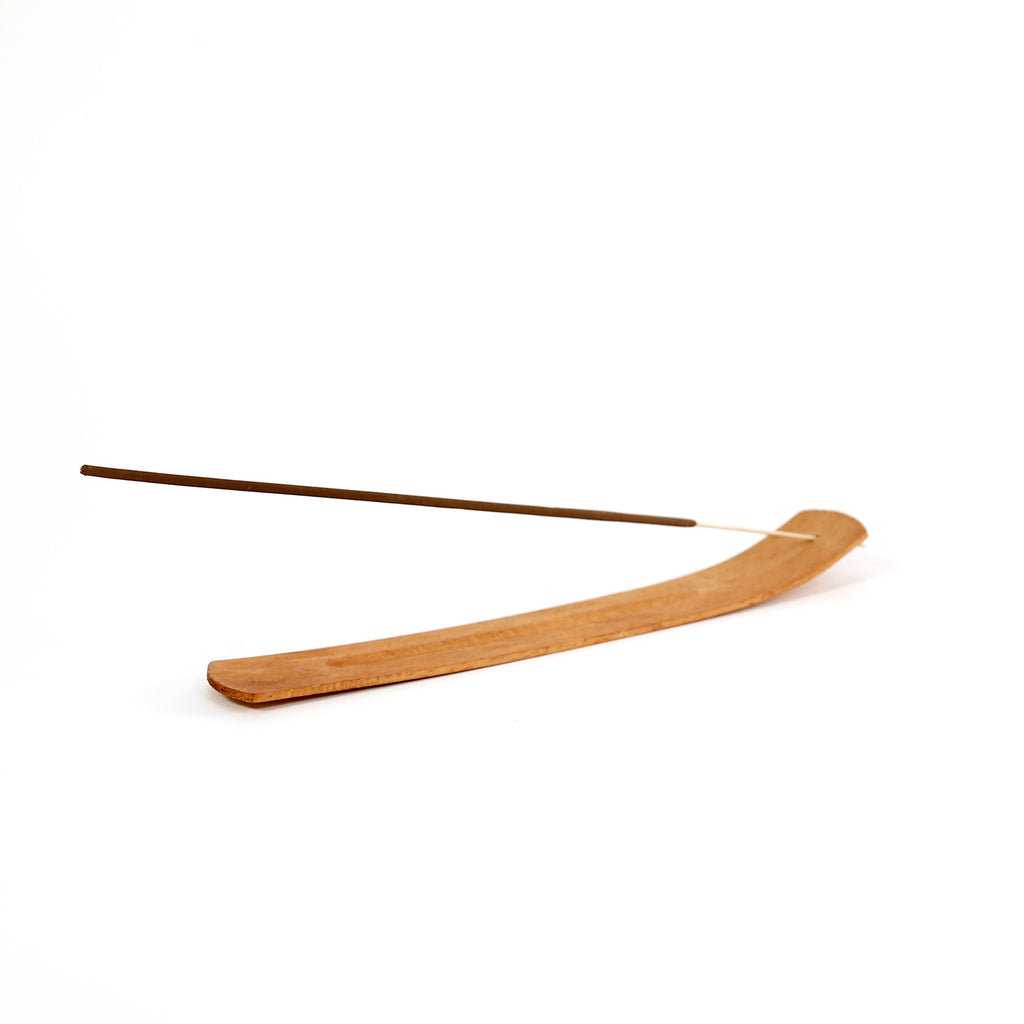 Flat Wood Incense Holder