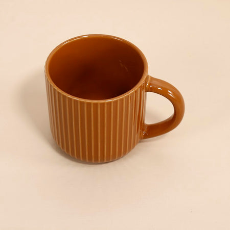 Fluted Mug / Cognac