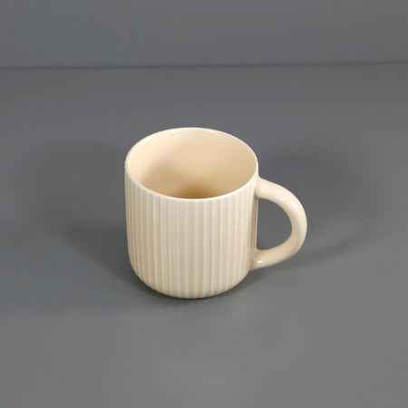 Fluted Mug / Ecru