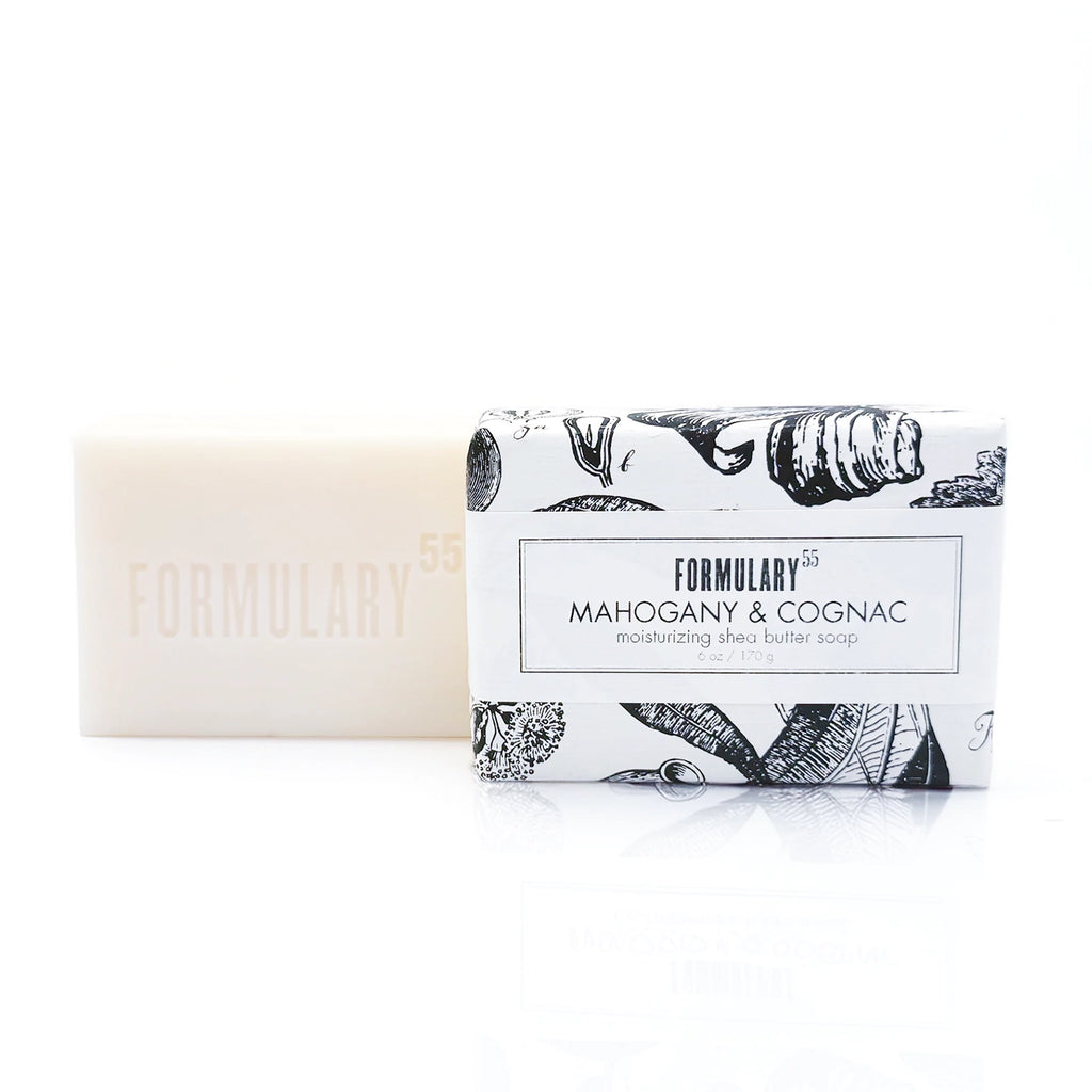 Shea Butter Soap Bar / Mahogany & Cognac