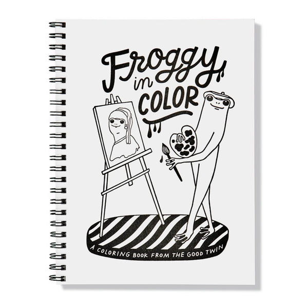 Froggy in Color Coloring Book