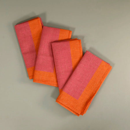 Fuchsia Dinner Napkins / Set of 4