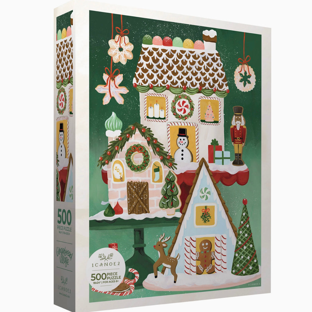 Gingerbread Village Holiday Puzzle