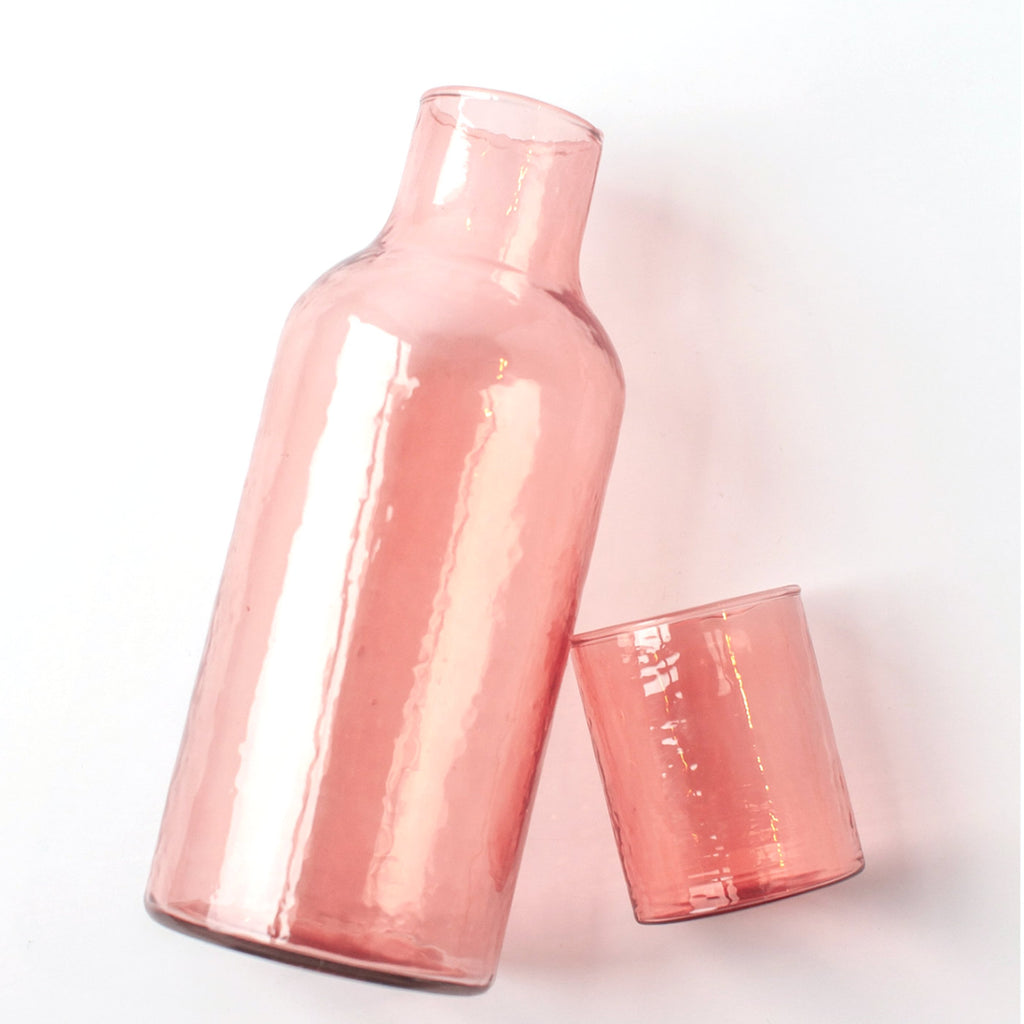 Bedside Water Carafe / Blush