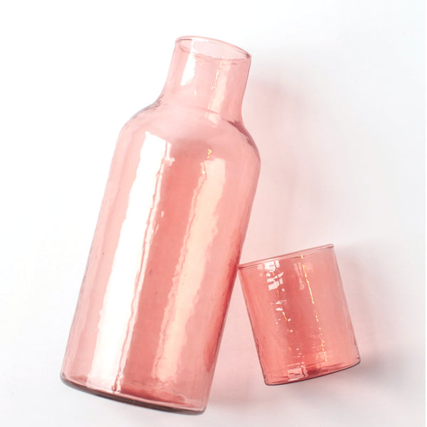 Bedside Water Carafe / Blush