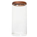 Glass Canister With Acacia Wood Lid / 42 oz