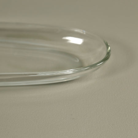 Glass Oval Serving Tray