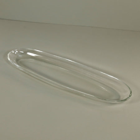 Glass Oval Serving Tray