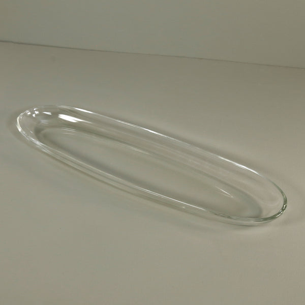 Glass Oval Serving Tray