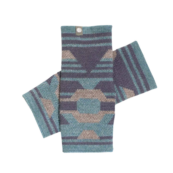 Baby Alpaca Fingerless Gloves / Incan Jade Stone
